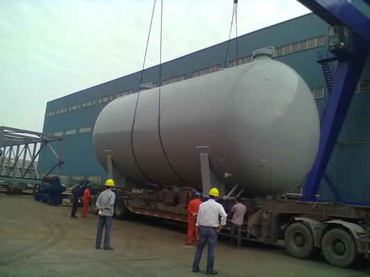 액체성 암모니아 탄소강 저장 탱크 18m 75 톤