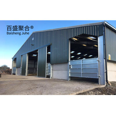 알루미늄 합금 창문 Prefab Steel Construction Agricultural Building for Cattle Barn 소집용 건물