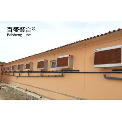 굽는 처리 서비스와 슬라이딩 도어 롤러 도어와 함께 Prefab 돼지 농장 집