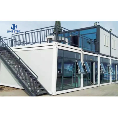 스틸 체시 18mm MGO 보드 15mm 비닐 바닥 20ft 40ft 사전 제조 컨테이너 하우스