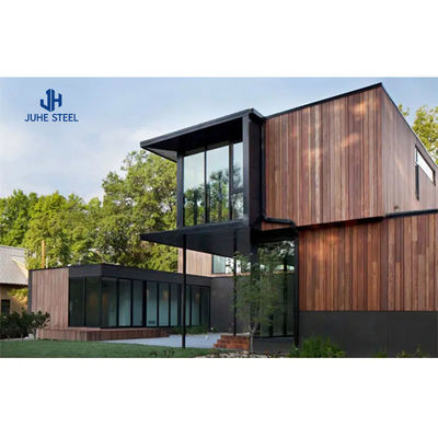 집 H 모양의 강철 빔과 샌드위치 패널 문과 함께 Prefab 컨테이너 하우스