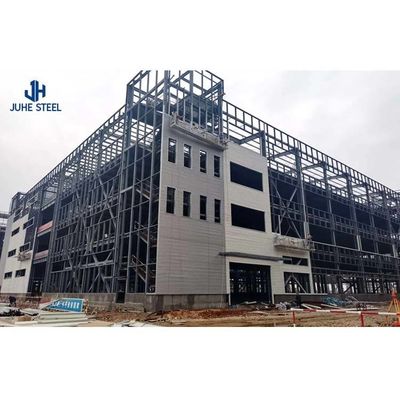 탄탄한 H 모양의 철선 빔 빠른 구축 Hangar를 위한 Prefab 금속 산업 건물 프레임