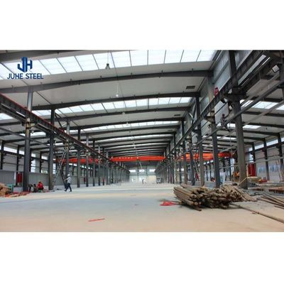탄탄한 H 모양의 철선 빔 빠른 구축 Hangar를 위한 Prefab 금속 산업 건물 프레임
