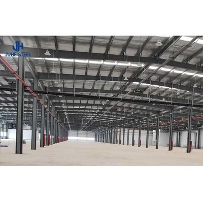 탄탄한 H 모양의 철선 빔 빠른 구축 Hangar를 위한 Prefab 금속 산업 건물 프레임
