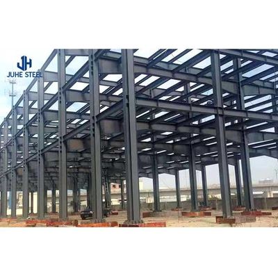 탄탄한 H 모양의 철선 빔 빠른 구축 Hangar를 위한 Prefab 금속 산업 건물 프레임