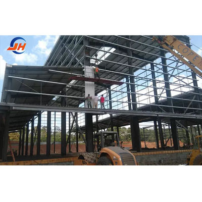 표준 AiSi Q235B/Q345B 저탄소 철강으로 만든 프리팩트 하우스 스틸 구조 작업실