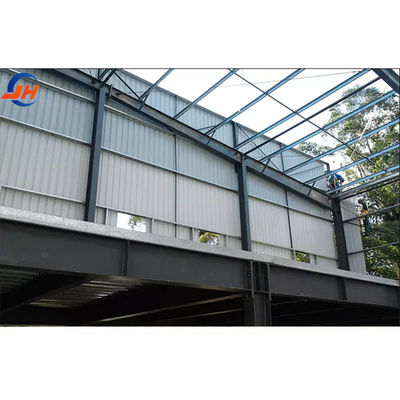 가벼운 철강 구조 프레임 구부러진 Q355B 전공 건물 워크샵