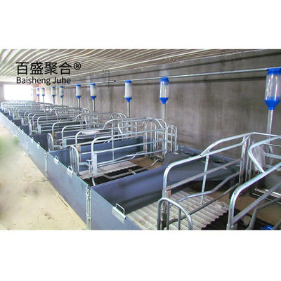 ASTM 표준 맞춤형 상업용 돼지 집, 롤러 문과 전공식 철 구조