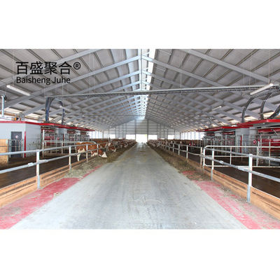 가벼운 철강 구조 프레임과 ISO9001 2008/CE/BV 인증을 받은 가축창고