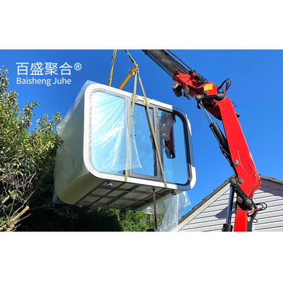 부엌과 함께 맞춤형 현대 철도 휴대용 우주 캡슐 하우스 40ft Prefab 컨테이너 하우스