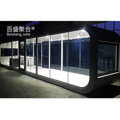 키오스크 하우스 애플 20Ft 40Ft 진열 철강 프레임 야외 현대 프리팩트 오피스 팟 캐빈
