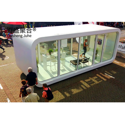 키오스크 하우스 애플 20Ft 40Ft 진열 철강 프레임 야외 현대 프리팩트 오피스 팟 캐빈