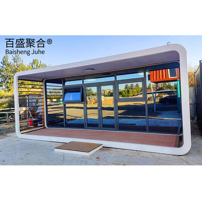 Prefab Space Capsule House for Hotel Villa 현대 모듈 애플 캐빈 컨테이너 하우스