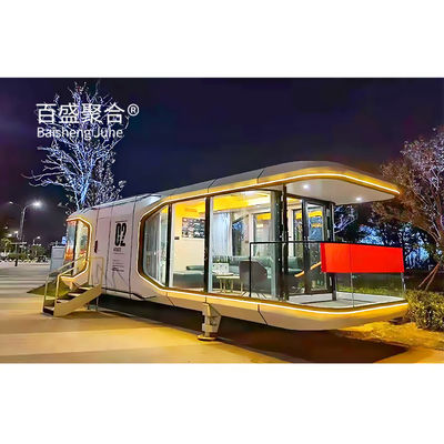 현대 디자인 스타일 맞춤형 컬러 스페이스 캡슐 스마트 홈 AI 음성 컨테이너 하우스