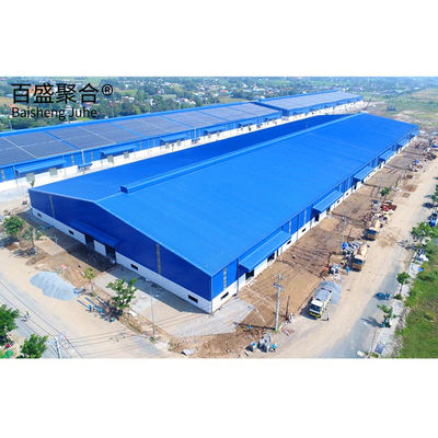 허용률 ±1% ASTM 표준 15*30*3 상업용 건물용 철강 구조물 창고