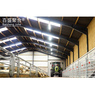 Q345 Q235 Light Steel Structure For Goat Farming Shed And Cow Cattle Building 가축 농장 및 소축물 건물에 대한 가벼운 철강 구조