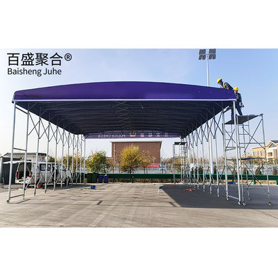 전기적 인 철강 여름 자외선 망원경 접기 슬라이딩 천막