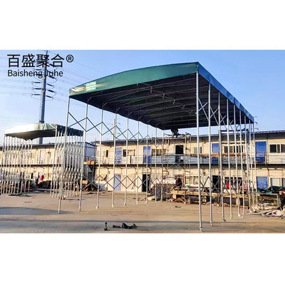 전기적 인 철강 여름 자외선 망원경 접기 슬라이딩 천막