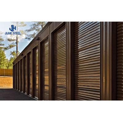 저탄소 강철 쉽게 조립 금속 Carports 쉐드 지붕 디자인 구조 철강 차고