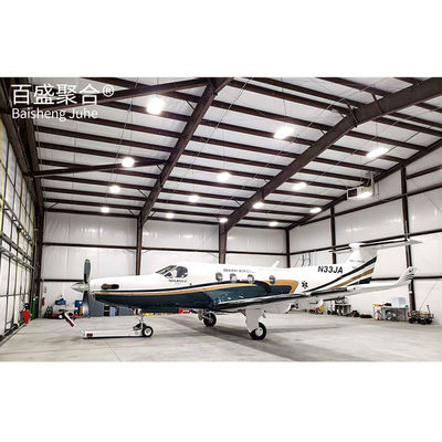 Q235/Q345B Grade Prefabricated Steel Structure Aircraft Hangar For Storage Warehouse (Q235/Q345B 등급 전공제철 구조 항공기 보관용 기기 기구)