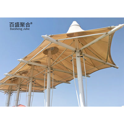 직물 11150g 탄소 구조 철 프레임과 튼튼한 막 그림자 구조