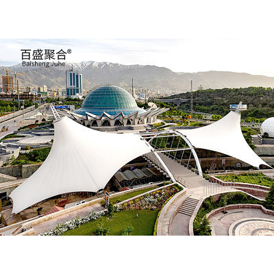 PTFE 건축 직물 텐트 그림자 셰드 경관용 텐트 셰드 텐트 그림자