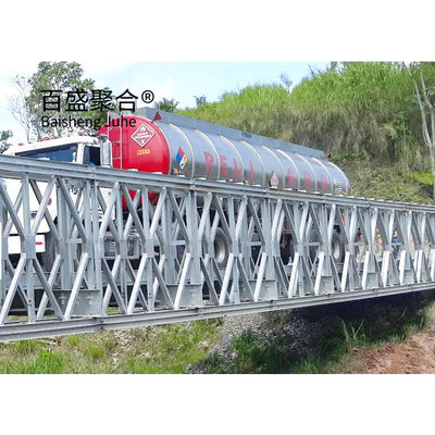 진열판 철강 구조 다리 Q355 / 350 등급 / ASTM A992 휴대용 철강 다리