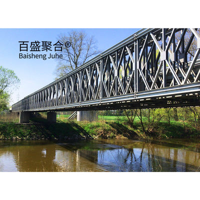 진열판 철강 구조 다리 Q355 / 350 등급 / ASTM A992 휴대용 철강 다리