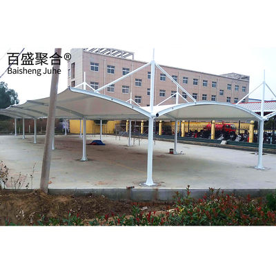 PVDF/PTFE 선반 완장 철강 구조 10x20 금속 차고 천장