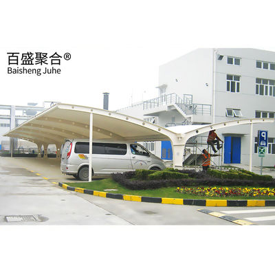 PVDF/PTFE PVC 코팅 T 튼튼한 주차장 구조 방화 방지