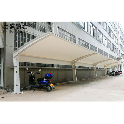 막 직물 방수 자동차 튼튼한 자동차 주차 쉐이드 워크샵 강철 구조 OEM ODM