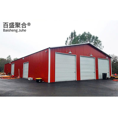 저탄소 강철 프레임과 함께 Prefab 강철 빌딩 키트 차고 쉐드