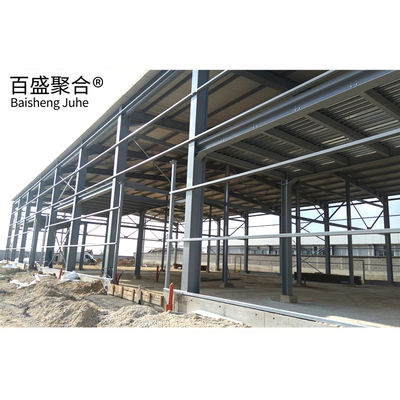 CE/ISO9001 인증을 받은 식품 가공용 스틸 프레임 창고 건설